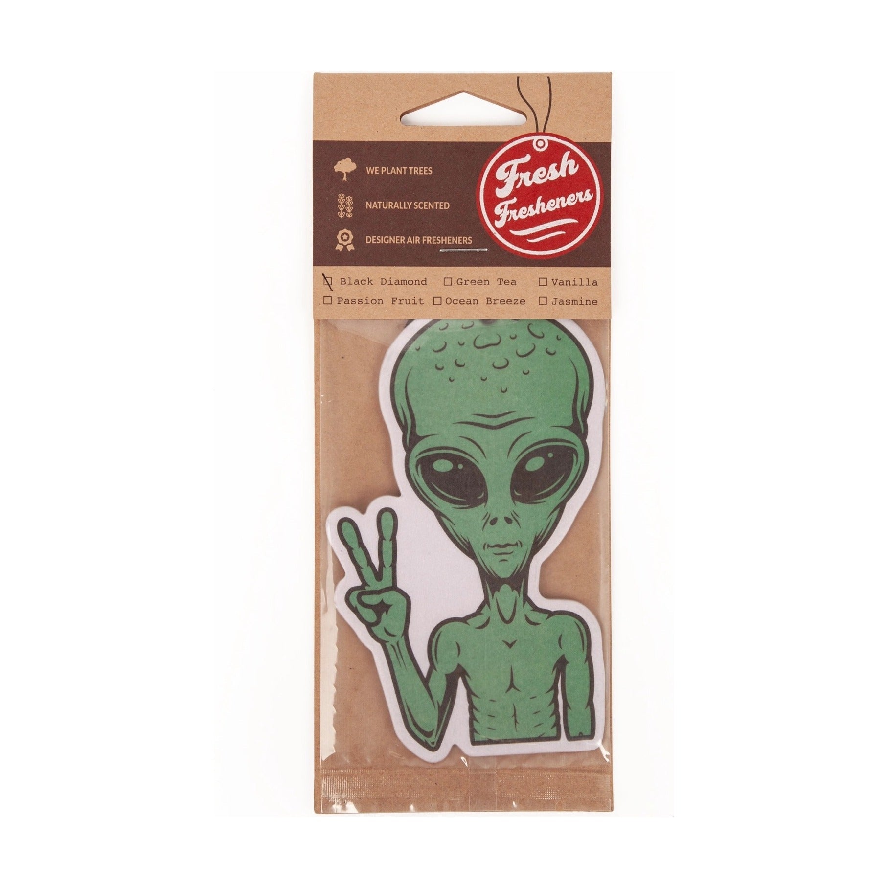 Fresh Fresheners Peace Sign Alien